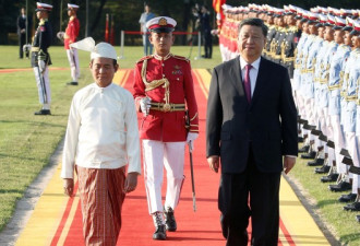 中国公布大量照片：缅甸超高规格迎接习近平