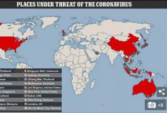 国外学者绘制病毒全球威胁图！曼谷风险最大！