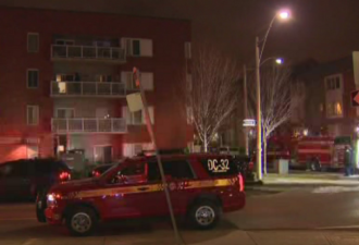 多伦多公寓3级大火 1人受伤