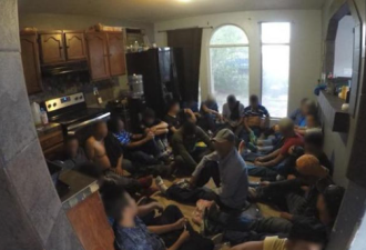 美边境巡警突击：2居室内藏62名非法移民