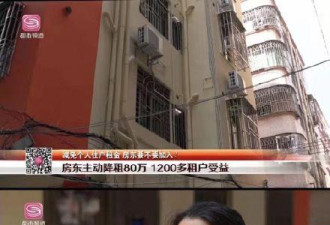 深圳房东：9栋楼1200户减免半月房租80多万元