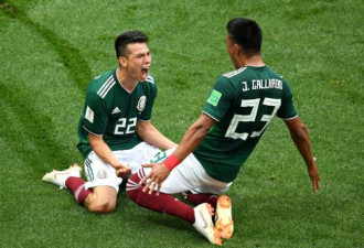 墨西哥以弱胜强 将世界杯冠军德国队拉下马