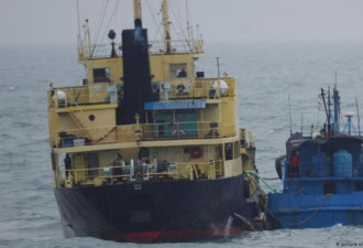 朝鲜违反联合国制裁 中国驳船成违法帮手