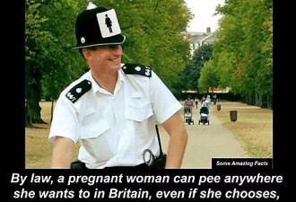 别笑！把警察的头盔当马桶，是英国孕妇的特权