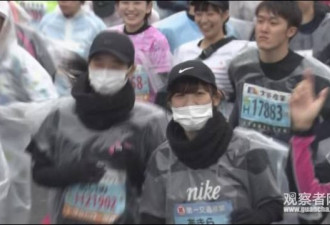 此时，日本多场万人马拉松仍如期开跑