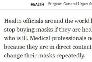 疫情不妙 美国卫生局局长呼吁：大伙别买口罩了
