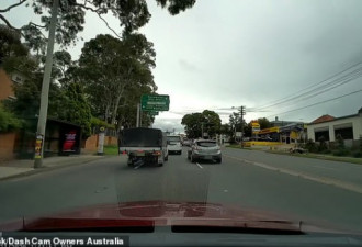 繁忙马路又现路怒！悉尼两司机起冲突