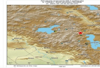 土伊边界规模5.7地震 土耳其已酿8死21伤