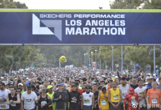 洛杉矶周日如期办近3万人规模马拉松