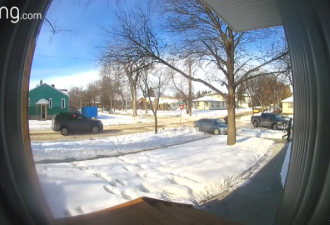 视频：房主目睹自家门前偷快递的女子被抓