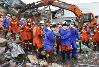 泉州坍塌酒店已救出59人 事故已致18人死亡