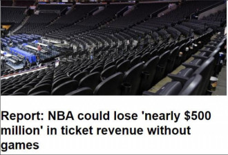 停赛的NBA损失有多大？光门票就有5亿