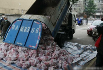 太恶心！武汉居民曝社区用垃圾车送肉