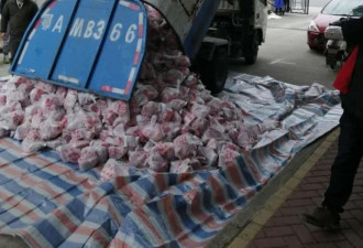 汉垃圾车平价肉已销毁 居民:前天买的也不敢吃