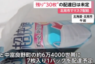 日本称可抑制疫情感染速度 向6.4万家庭发口罩