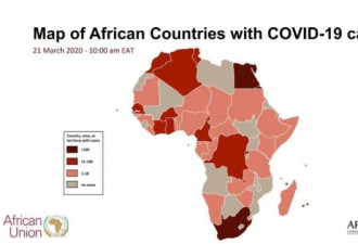 非洲确诊破1000例，涉41个国家和地区