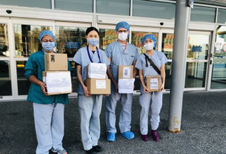 帮完娘家帮自家 加国华人纷纷向医院捐防护物资