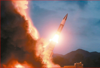 疑似弹道导弹 朝鲜又朝日本海发射不明飞行物