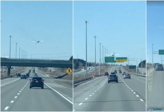 一架小型飞机竟然在Highway进行紧急迫降！