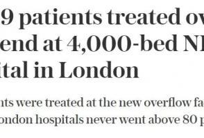 4000病床的英国方舱医院，只收了19人