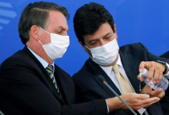 强力防疫与总统唱反调 巴西卫生部长被炒