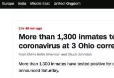 关押200万囚犯的监狱，才是美疫情最大炸弹