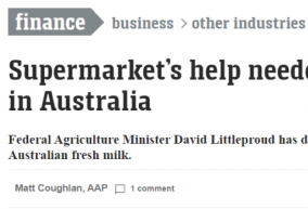 澳洲将面临“奶荒” 奶农人数持续下降！