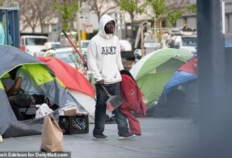 疫情致旧金山帐篷激增300%,到处是针头,粪便
