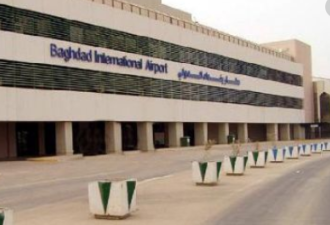 巴格达机场遭火箭弹袭击 1枚火箭落美驻点附近