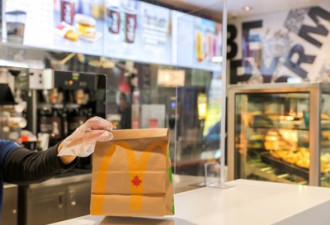 麦当劳在全加拿大30个地点重新开放外卖服务