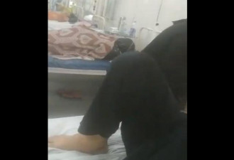印度医院惊悚画面：感染尸体摆在病床上