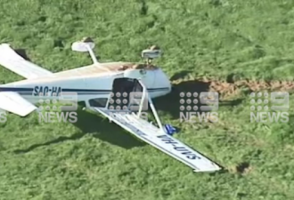 维州今早一架小型飞机坠毁，飞行员被送医