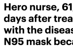 洛杉矶女护士勇救确诊患者后染疫死亡...
