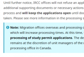 加拿大移民部发布临时学签和毕业工签变更！