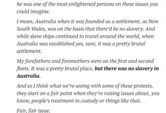 说澳大利亚没有奴隶制惹众怒后澳总理又改口