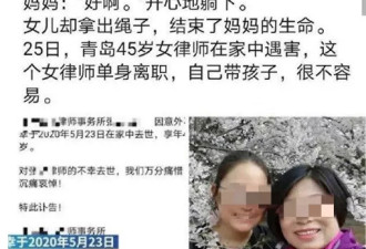 中国15岁女孩残忍弑母，事发后装进行李箱