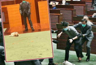 香港3议员大闹立法会被要求缴维修费