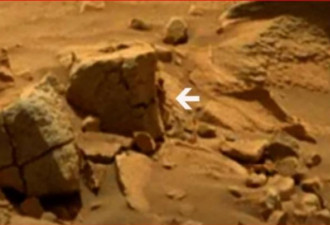 外星人？火星照片岩石角落躲着一个神秘人！