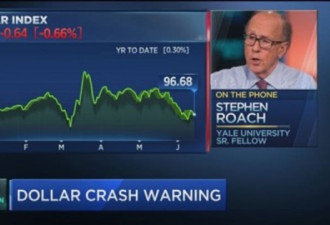 美国经济学专家警告：美元大跌几乎不可避免