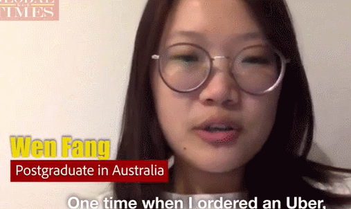 环球时报：中国留学生在澳屡遭种歧
