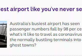 人们见证了前所未有的澳洲机场奇景…