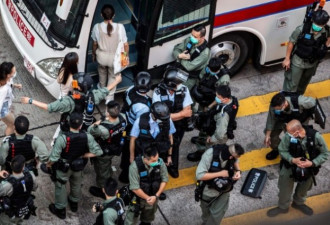 港区国安法将通过 港警强势逮捕53名示威者