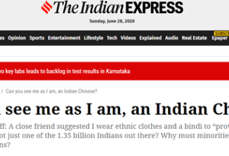 印度华裔怒了：我是印度人，不是中国人