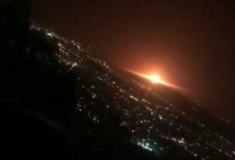 卫星照片：伊朗地下导弹生产基地发生爆炸