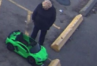 幼童停在多伦多超市门口的玩具车被女子偷走