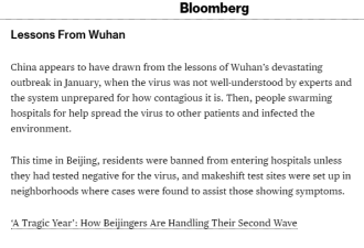 陆媒：北京迅速控制疫情，特朗普粉丝暴怒
