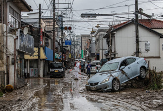 日本九州洪水已致20人死亡 14人失踪