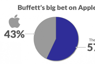 苹果上涨，巴菲特持仓四个月赚了400亿