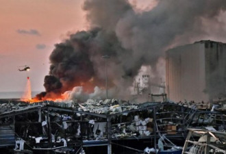 黎巴嫩首都大爆炸 当局归咎易爆品仓库