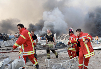 黎巴嫩官方：首都大爆炸由2750吨硝酸铵引起